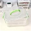 Portable Storage Box Transparent Container Building Block Pencil Case  Jewelry Box