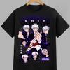 Gojo Satoru T Shirt Jujutsu Kaisen Anime Manga Shirt Anime Graphic Sweatshirt Gifts Dojo Shirt Gojo Vs Sukuna Loose Short Sleeve