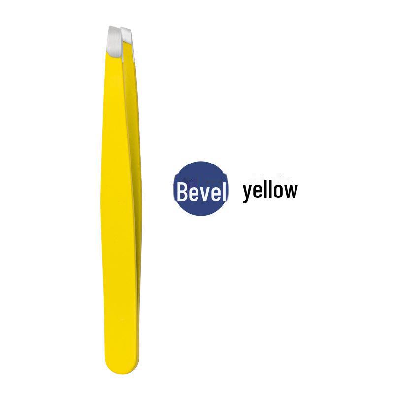 Пинцет для бровей из нержавеющей стали толщиной 1,2 мм со скошенной кромкой для точного удаления волос