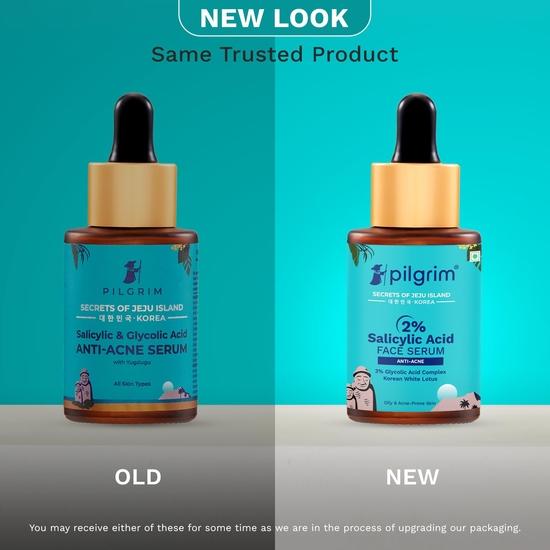Сыворотка Pilgrim Korean 2% салициловой кислоты + 3% гликолевой кислоты против акне для жирной и склонной к акне кожи | Все типы кожи | Для мужчин и женщин | 30 мл