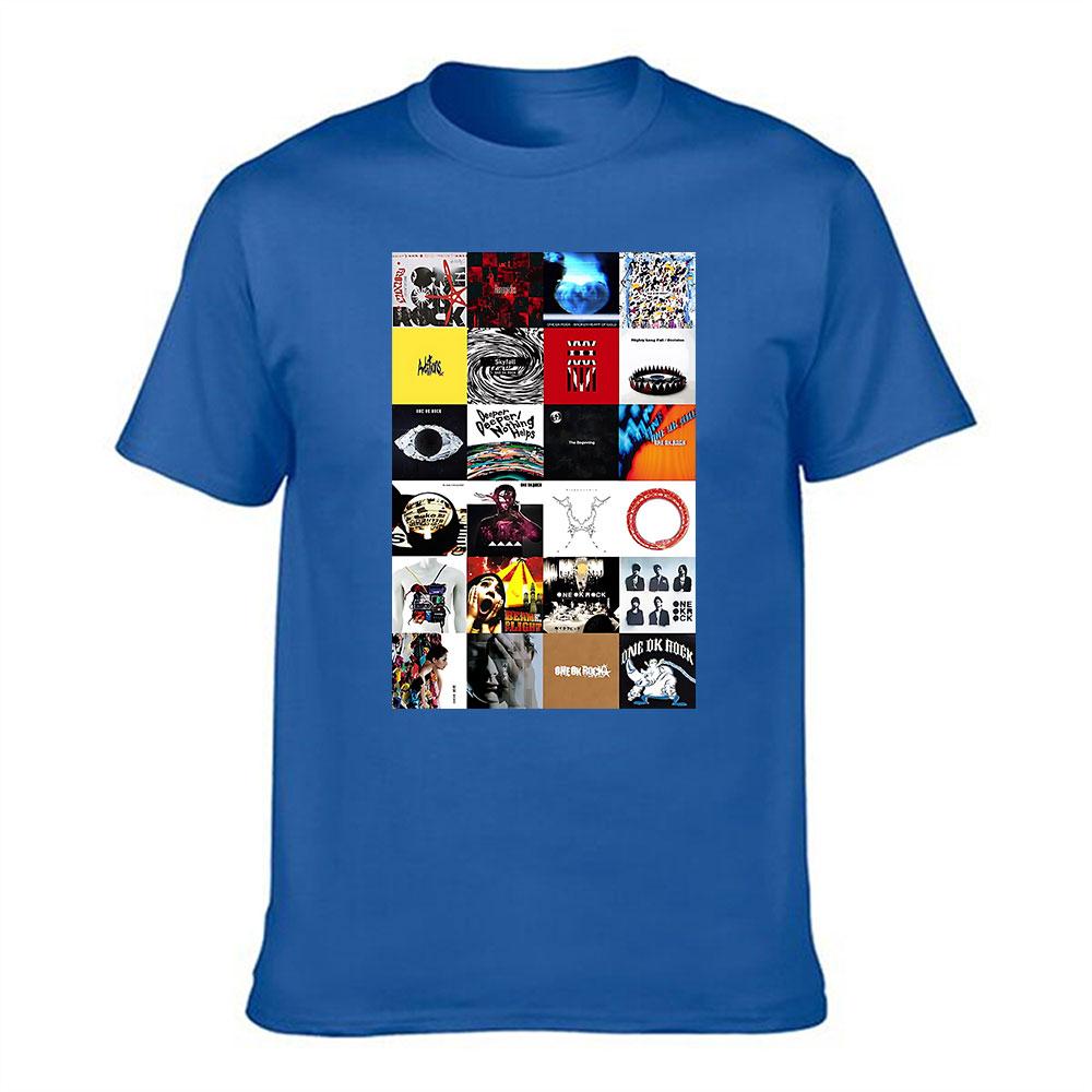 Unisexs Cotton ONE OK ROCK Band TShirts Vintage Album Cover Graphic Tees Casual Short Sleeve Music Fan Tops for Daily Wear