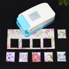 Manual Paper Puncher Square Hole Punching Tool Paper Craft Embossing Tool for Kid Art Craft Card Making Scrapbooking