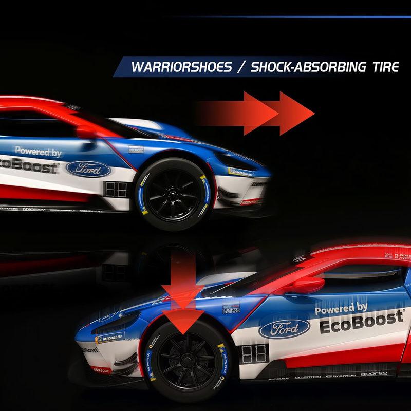 1:24 Форд GT LM GTE Сплав Спортивный Автомобиль Модель Литье под Давлением Металл Трековые Гоночные Автомобили Транспортные Средства Модель Симуляция Звук и Свет Коллекция