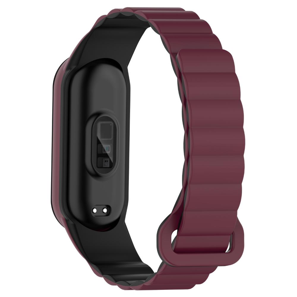 Силиконовый Ремешок Для Xiaomi Mi Band 8 7 6 5 4 3 Магнитный Браслет Умные Часы для Mi Band 8 7 6Ремешок Mi Band 5 3 Аксессуары для Браслета