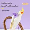 Parrot Outdoor Walking Harness Leash Soft Skin-Friendly Flight Training Rope for Cockatiel Budgie Parakeet Pet Bird Supplies