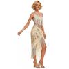 1920s Gatsby Sequin Fringe Dress Vintage Latin Dance Costume Party Evening Gown Women