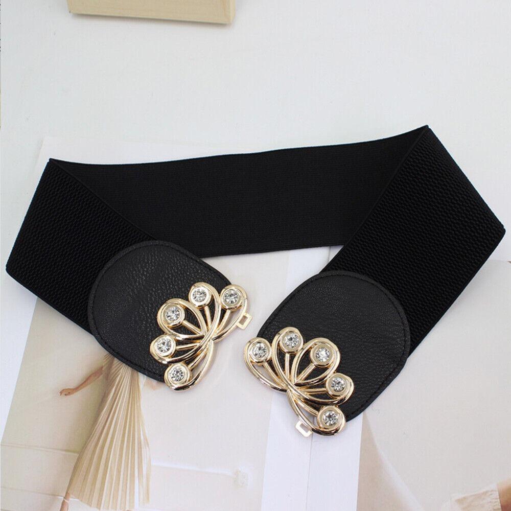 Металлическая пряжка поясной ремень большой размер эластичный широкий ремень удобный широкий пояс женский