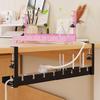 No Drilling Under Desk Cable Management Tray Heavy Duty Under Desk Cable Shelf  Workplace Setup
