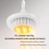 Whole House Heating 600W High-Power Warm Air Lamp Remote Control Dimming E27 Spiral Electric Heater Fan Light iling Fan Light