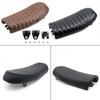 Винтажный удобный мотоцикл Cafe Racer Flat для сиденья Retro Leather Cushion Saddle Seats Motorcycle Retro для сиденья Cus
