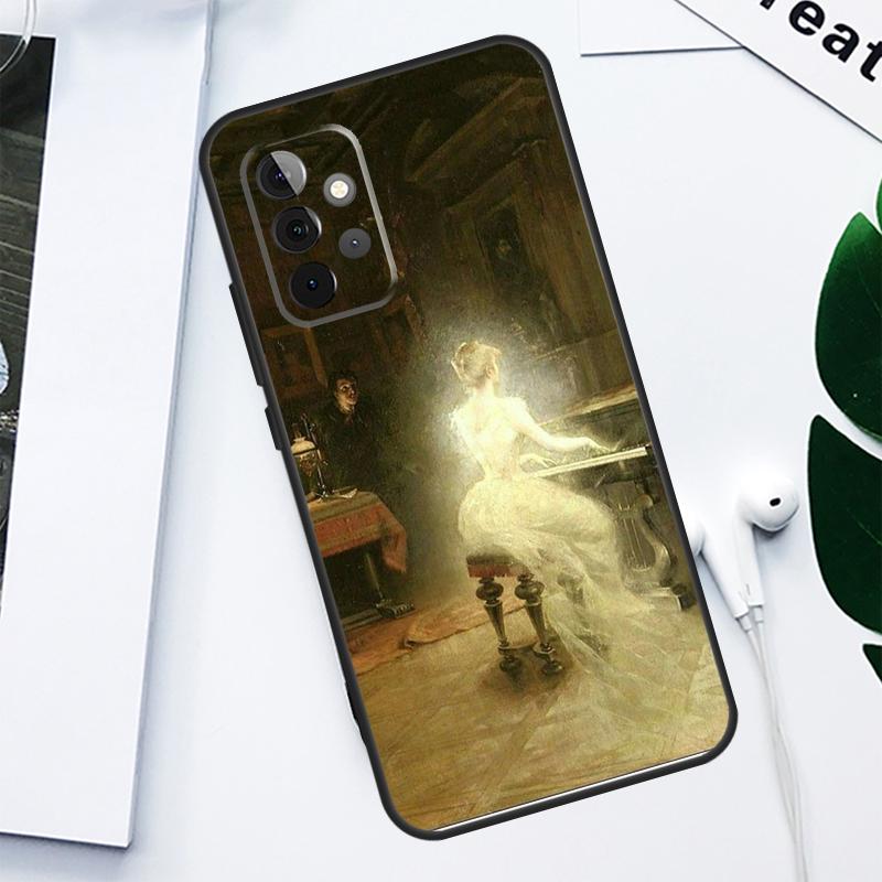Картина эпохи Возрождения Чехол для телефона Samsung Galaxy A13 A53 A33 A54 A34 A14 A55 A35 A15 A05 A06 A16 A22 A32 A52