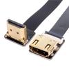 CYFPV 20cm Aerial 90D HDMI Male To Female FPC Flat Cable Up-Angle (HD-216-UP-LIST, 0.2m, FBA-HD-216-UP-0.2M)