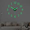 Creative Luminous Digital Clock Without Drilling Holes, Wall Clock for Living Room and Bedroom, Home Decorative Wall-mounted Clock, Acrylic Wall Clock