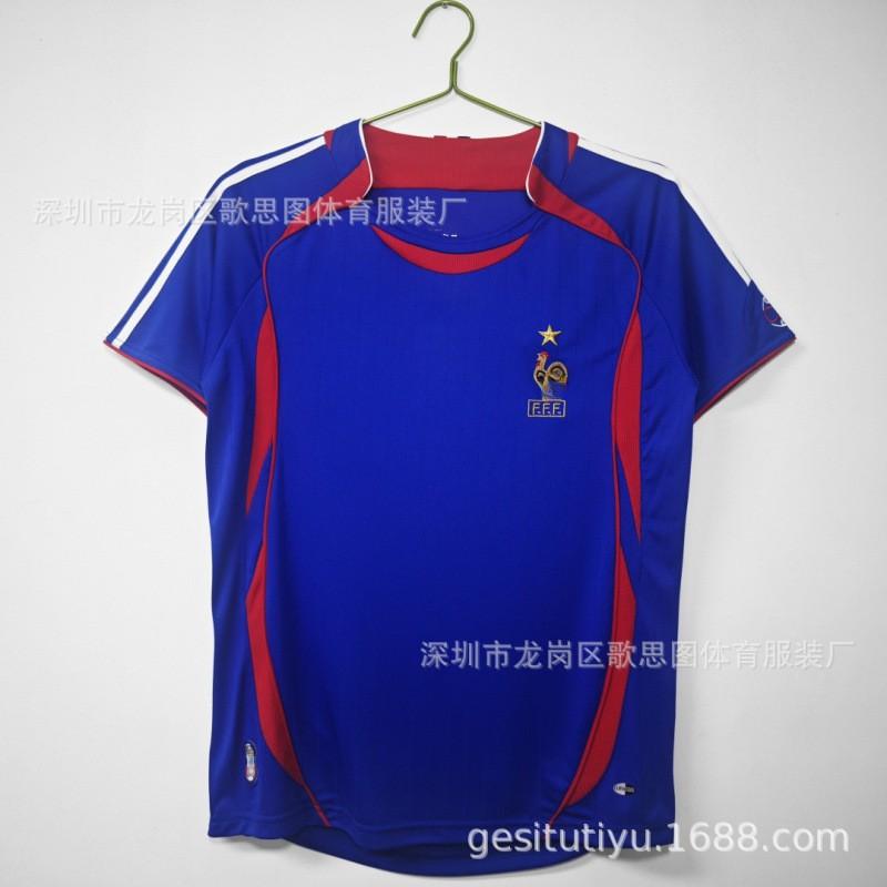 Retro France England National Team Football Jersey Home Away Soccer Uniform Men
