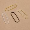 20pcs Metal Oval Hollow Frame Charms Pendant Earrings Bracelet Necklace Connectors for DIY Jewelry Making Findings Wholesale