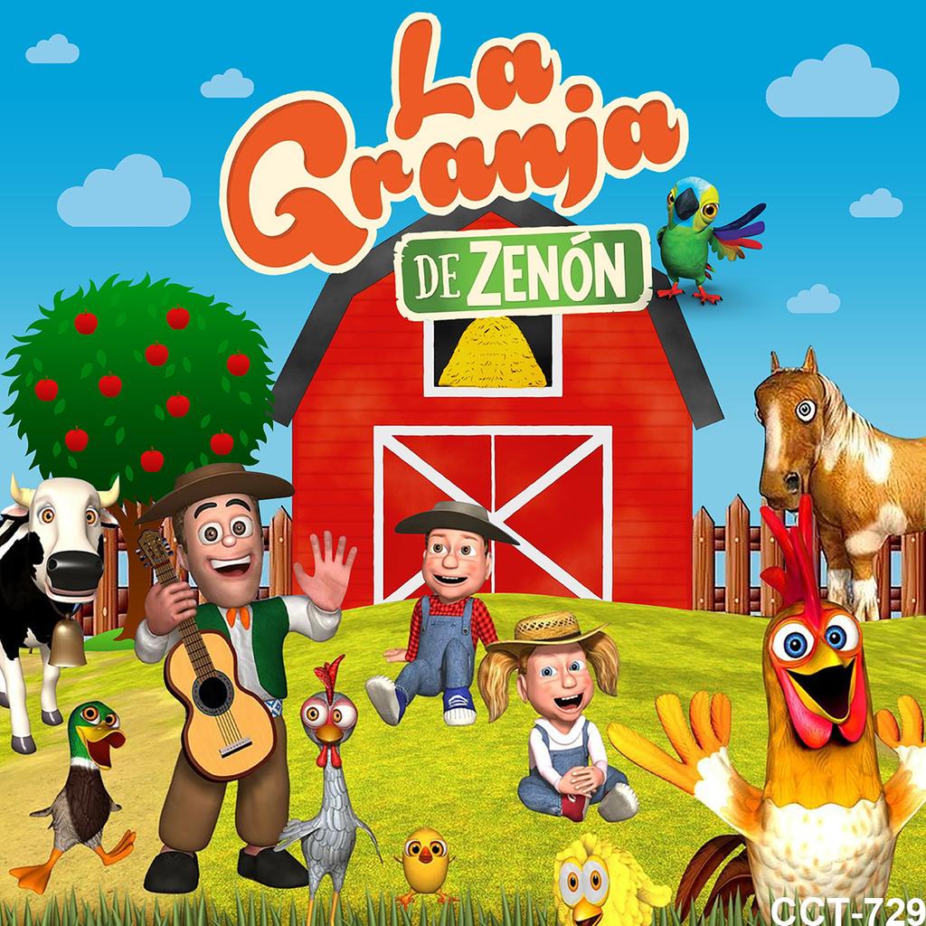 Индивидуальный фон La Granja De Zenon для детского 1-го дня рождения, фотостудии, зеленая трава, ферма, амбар, животные, трактор, фотофон