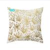 Luxurious Gold Pattern Jeanette Cloth Cushion Cover For Stylish Home Decor