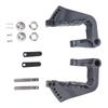 Outboard Motor Bracket Clamp Set 63V 43112 07 4D Strong Structure Steel Alloy Replacement for 15MSHC 9.9MSHC F15ELHC