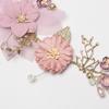 Hair Jewelry  Headpiece Crown Headdress Purple Flower Tiara  Bride Headwear  Pearl Hair Band