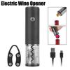 Bar Tools Electric Corkscrew Rechargeable Automatic Wine Opener with Foil Cutter Electric Wine Bottle Opener for Party Bar Wine Lover Gift