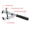 Ball cage clamp Pliers Dust jacket pliers disassembly 3/8 Drive Torque Heavy Duty 70MM Opening CV Boot Band Pliers Tool