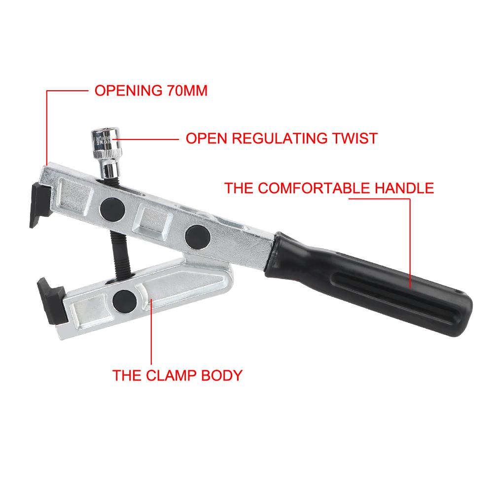 Инструмент для снятия автомобиля 3/8" Привод Клещи для хомутов шариковой обоймы Пневматические клещи для хомутов пыльника Шарнир равных угловых скоростей Инструмент Клещи для пыльника Разборка Открытие 70 мм Крутящий момент Сверхмощный