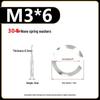 Yigu 304 Stainless Steel M3M4 Elastic Wave Crest Anti-Loosening Spring Washer