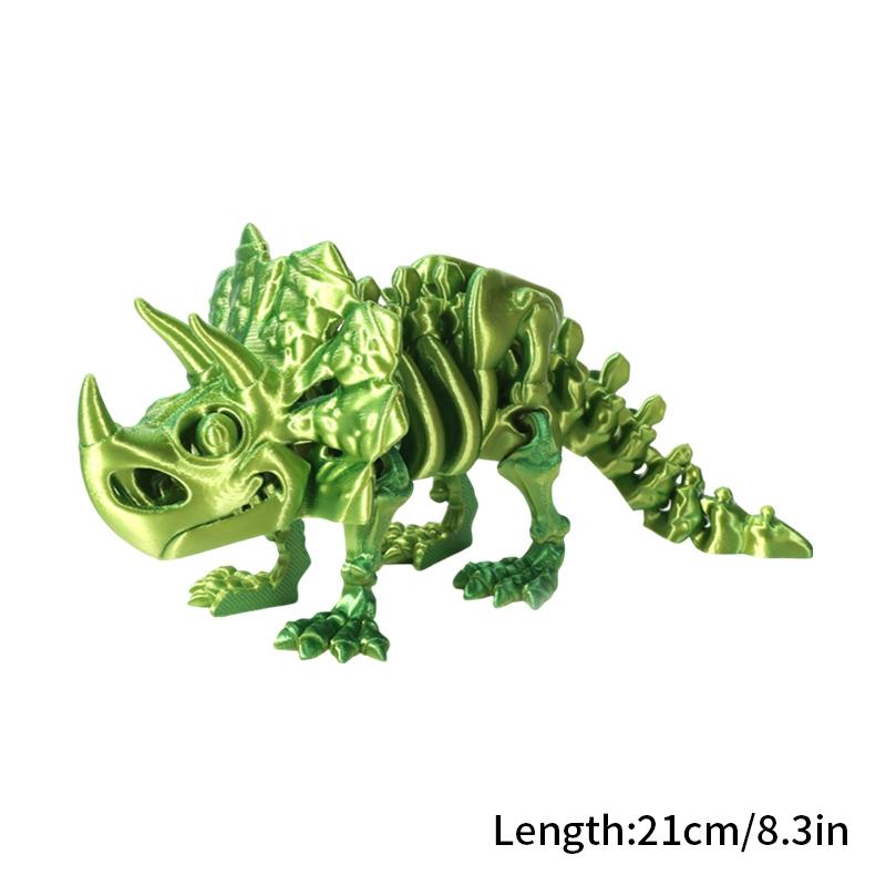 3D-печатный китайский дракон, вращающиеся драконы, детские подарки, реалистичная статуя дракона, ландшафтное украшение, печатные фигурки животных