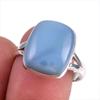 Кольцо из стерлингового серебра 925 пробы с натуральным опалом Овайхи S.8.5 p4Y26
