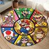 Super Mario Round Area Rug Carpet Rug For Living Room Bedroom Sofa Playroom Decor Nonslip Floor Mat