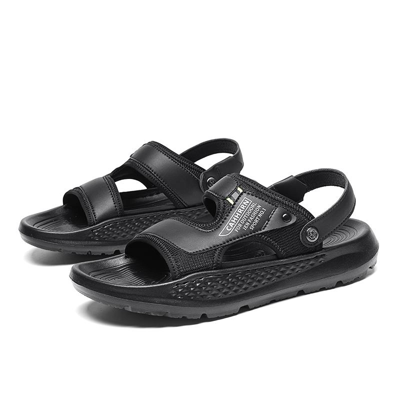 Men's Summer Outdoor Sports Sandals Anti-slip Soft Bottom Beach Shoes Comfortable Wear for Teenagers And Adults