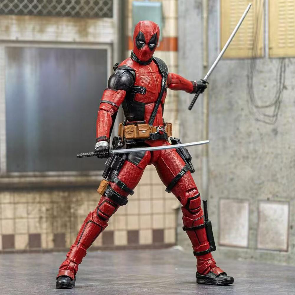 Фигурка Дэдпул 2 из серии Marvel для украшения рабочего стола, ornaments, подарок