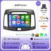 Android 14 Carplay Auto for Hyundai Elantra 4 HD 2006-2012 Car Radio Multimedia Video Player Navigation GPS No 2Din 2 Din DVD