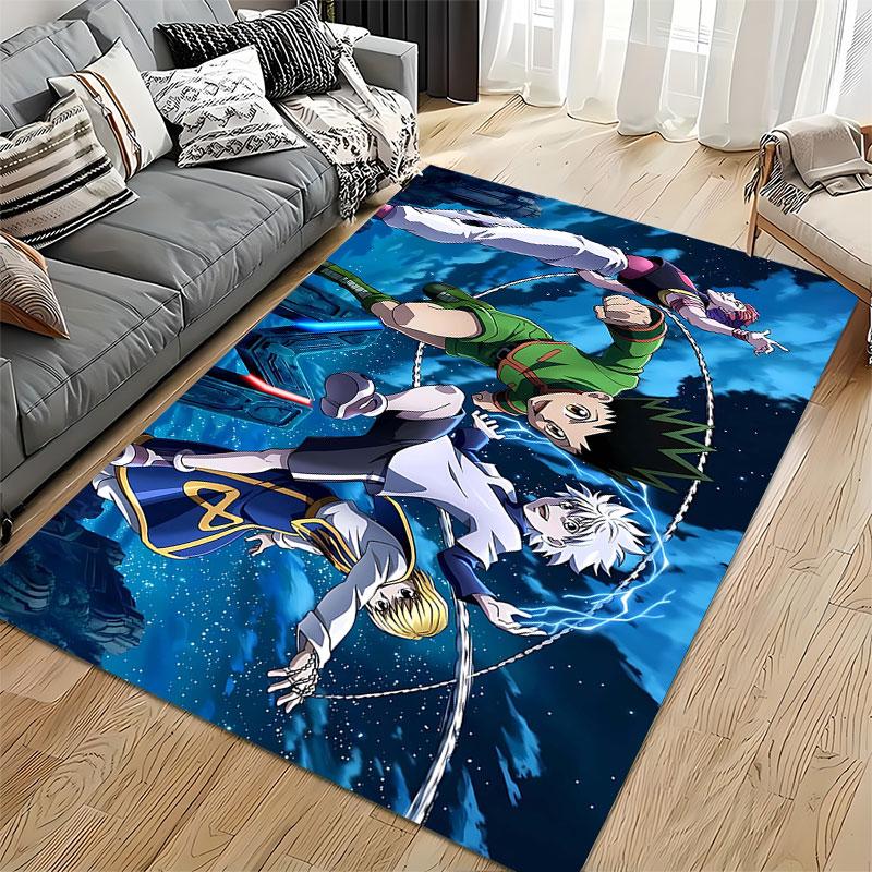 Anime Group Adventure Design suitable as a non-slip mat for the living room or bedroom sofa
