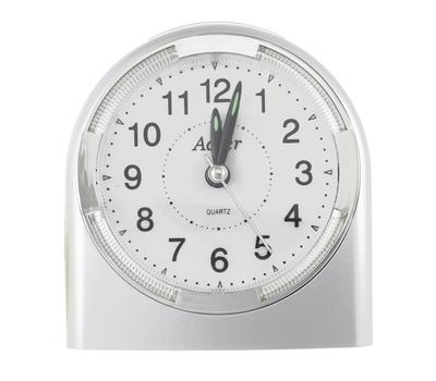 Pt101 Quartz Alarm Clock - Silver Adler