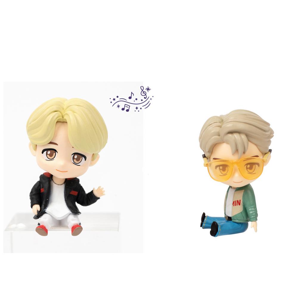 BTS (Бантан мальчики) Набор фигурок монитора "MIC Drop + Dynamite", TinyTan, официальный, оригинальный, аутентичный, армейский, фигурка идола, KPOP