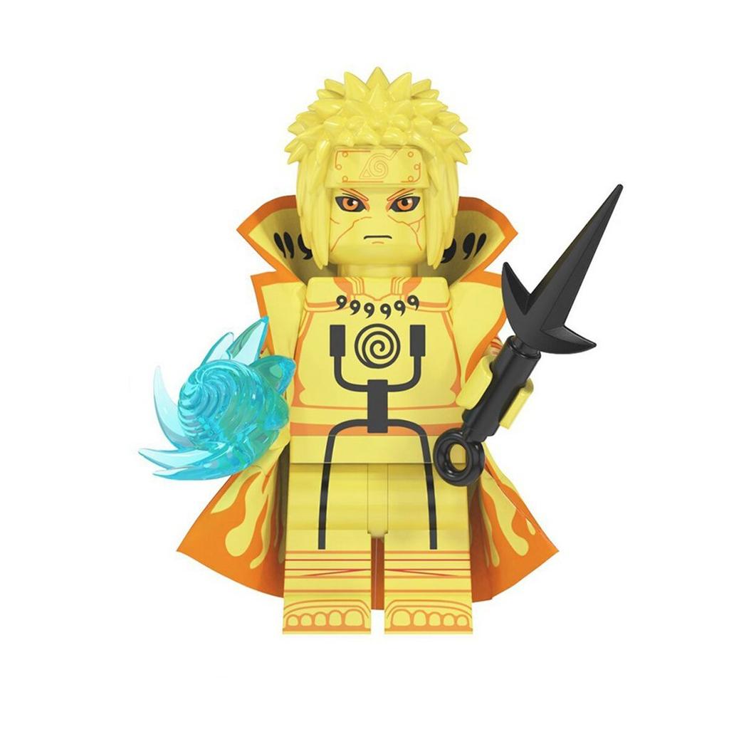 Cartoon Ninja Series Minifigures Naruto Uzumaki Children Assembled Building Block Doll Toys For Kids Educational