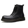 Мужские ботильоны, уличная обувь из натуральной кожи, осень-весна, нескользящая прогулочная мужская повседневная рабочая обувь на плоской подошве, модная обувь на платформе