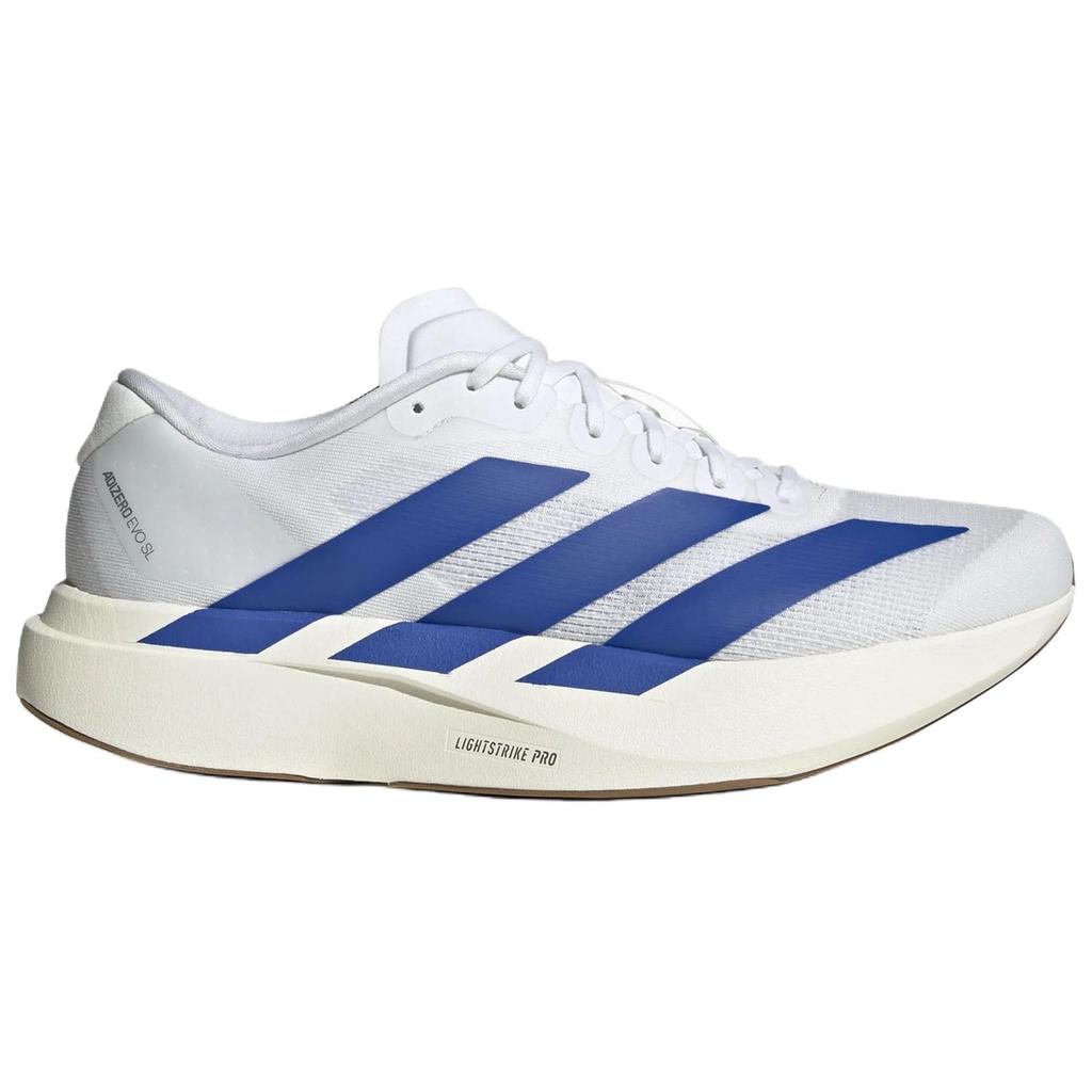 Adidas Adizero Evo SL White Royal Blue Men Sneakers Cloud-White Pure-Ruby JS4494