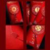 2Pcs Chinese Style Red Packet Traditional Lucky Money Bag Practical Hongbao  for Home