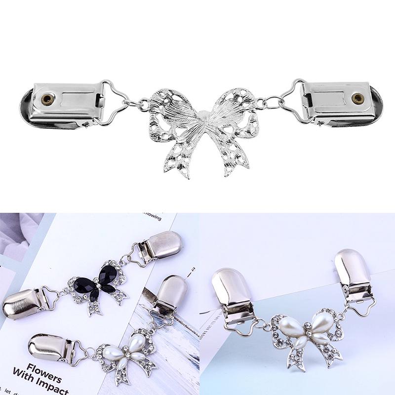 Модный бант кардиган свитер блузка булавка шаль брошь клипсы утка шарф застежки