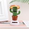 Cute Home Ornament Gift Flip Flaps Toy Solar Powered Swing Dancing Shaking Moving