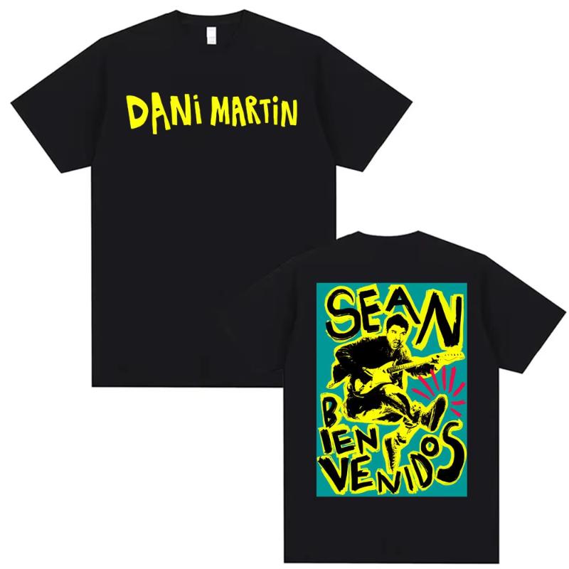 Dani Martin Ptos Anos Graphic T-shirts Men Women Fashion Classic Trend Tee Shirt Man High Quality Oversized Cotton T Shirts