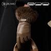 Women's Warm Sheepskin Leather Gloves