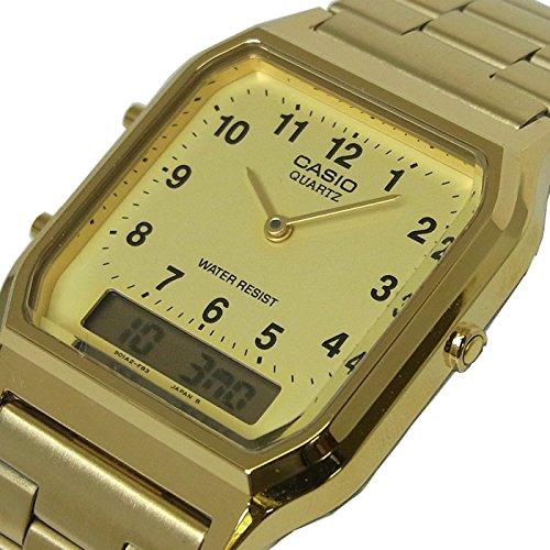 CASIO Casio STANDARD Дешевые часы Casio Analog Digital Metal Gold Men's Women's Ana-Digi AQ-230GA-9B [Товар]