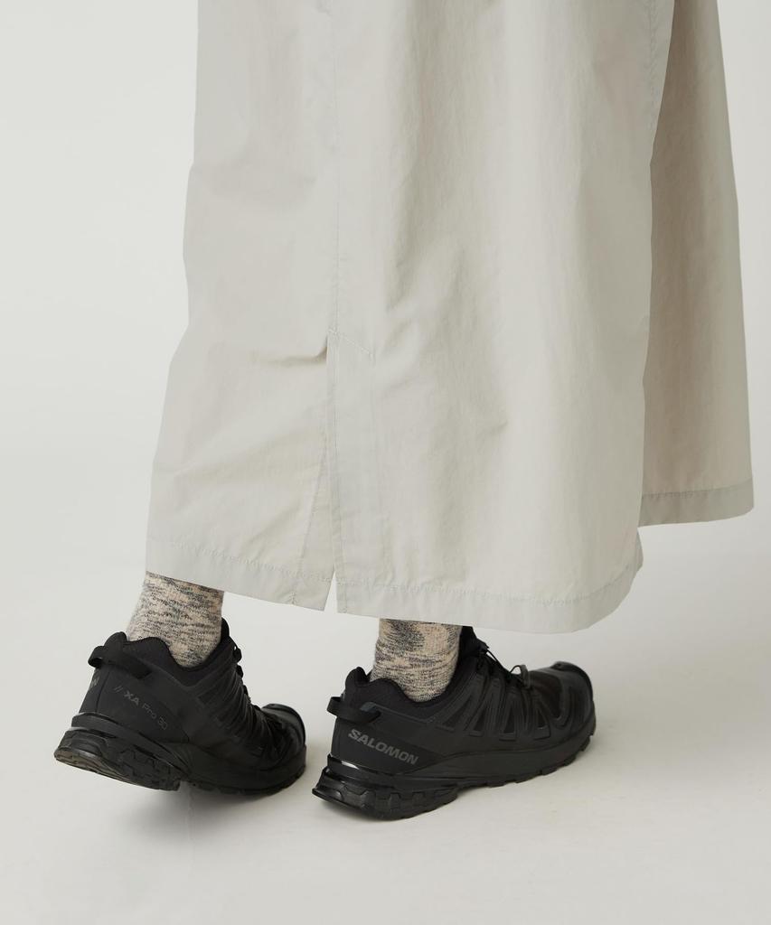 Snow Peak Nylon Tussah Utility Storage Skirt Light Grey SK-25AW001, Women's