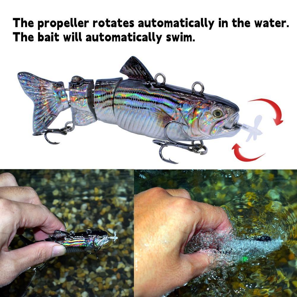 Электрические рыболовные приманки 3,5 дюйма, перезаряжаемые через USB светодиодные приманки, приманки для плавания, роботизированные приманки, рыболовные снасти, реалистичная рыба