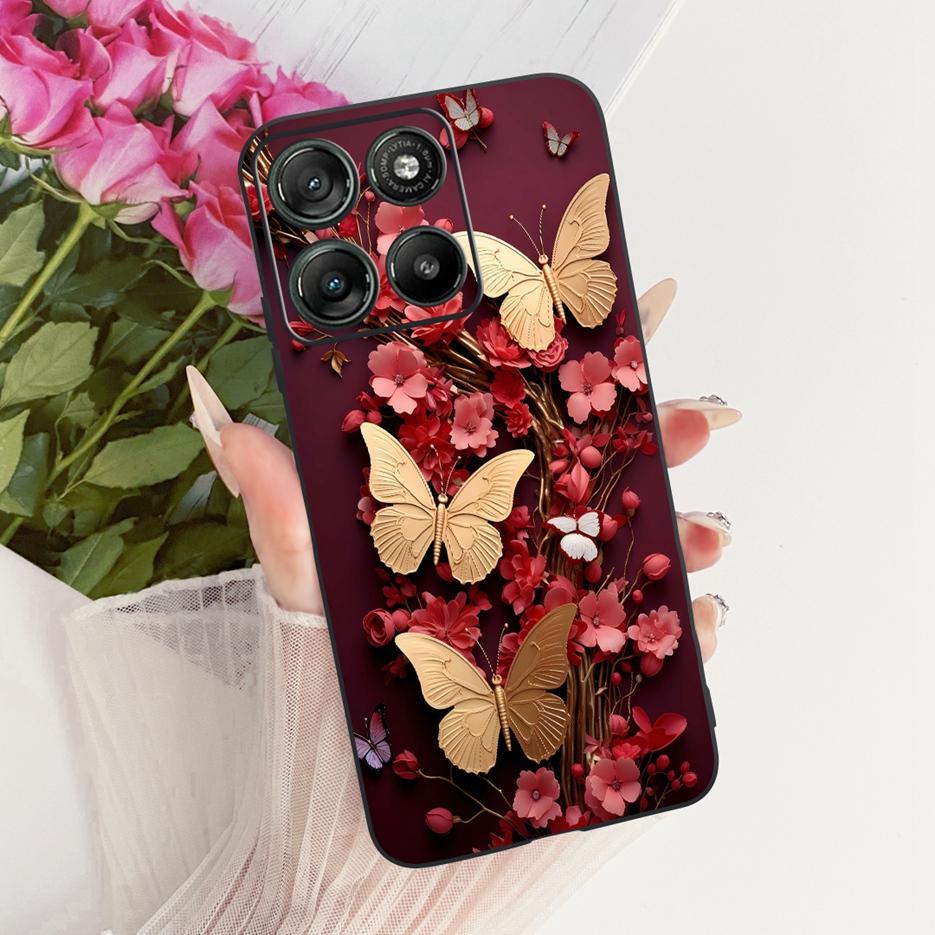 For Motorola Moto G67 Case XT2621-4 Cool Lion Dragon Painted Cover Soft TPU Phone Case For Motorola G77 MotoG67 MotoG77 5G Shell