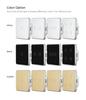 Tuya Smart Switch  250V Neutral Aluminum Frame Glass Smart  Zigbee Wall Light Switch