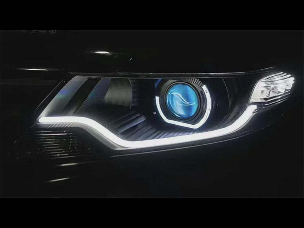 Спортивная версия 2,5/3 дюйма с двумя линзами LED Angel Eye Cover для автомобильных фар